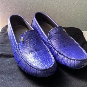 Atelier crocodile moccasins